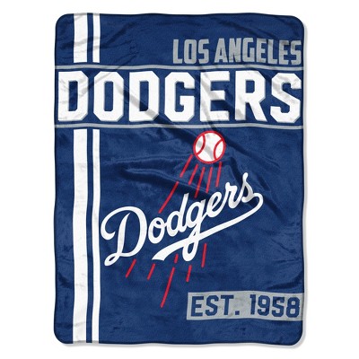 MLB Los Angeles Dodgers Micro Fleece Throw Blanket