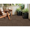 Gulches 20pcs Wood Deck Tiles , DIY Interlocking Decking Tiles, Floor Tile, Durable, Maintenance, Waterproof, Indoor Outdoor,  Light Coffee - 2 of 4