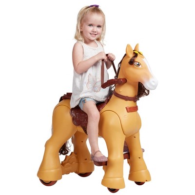 fisher price riding horse on wheels