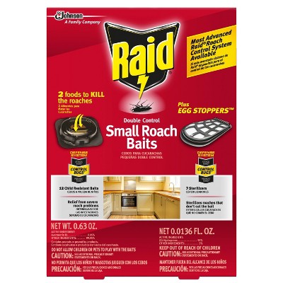 Raid Double Control Small Roach Baits Plus Egg Stoppers 12+3 ct_1