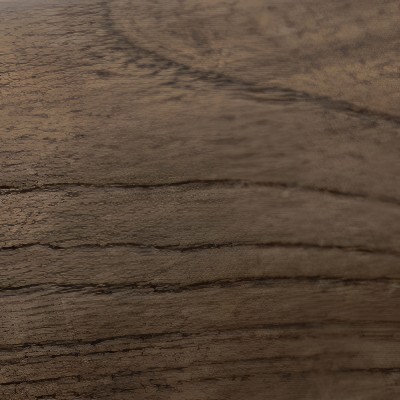 Early American Brown Wood Cross Back Dining Chair