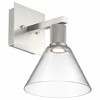 Access Lighting Port Nine 1 - Light Wall Light in  Brushed Steel - 4 of 4