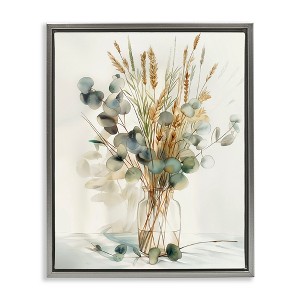 Stupell Industries Gathered Eucalyptus Herbs Floating Frame Canvas Art - 1 of 4