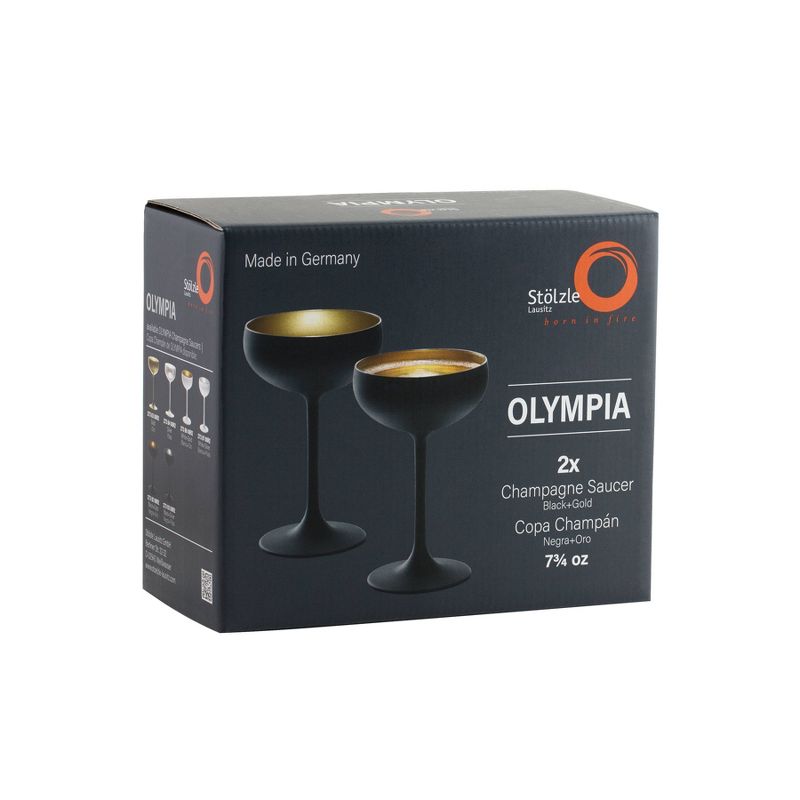 7.8oz 2pk Glass Olympia Saucer Drinkware Set - Stolzle Lausitz, 5 of 7