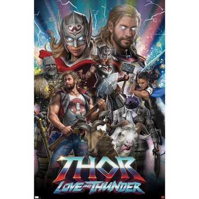 Trends International Marvel Thor: Love and Thunder - Amazing Unframed Wall Poster Prints
