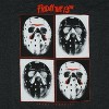 Seven Times Six Friday The 13th T-Shirt Men's Jason Voorhees Mask Short Sleeve Graphic Top Black - 2 of 3