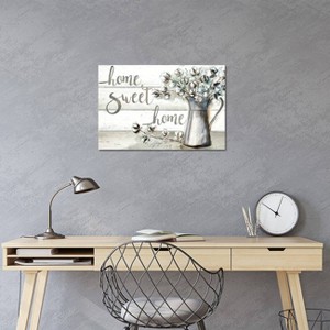 iCanvas Farmhouse Cotton Home Sweet Home by Tre Sorelle Studios Canvas Print Wall Art - 1 of 3
