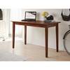 Writing Desk Shaker Style Walnut - AFI: Solid Hardwood, Laptop-Friendly, No Storage, Scratch-Resistant - 2 of 4