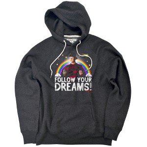 A Nightmare On Elm Street (1984) Follow Your Dreams Slim Fit Pullover Hoodie - 1 of 4