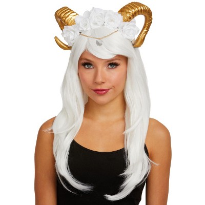 Dreamgirl Gilded Rams Horns Headpiece