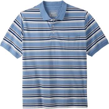 Kingsize Men's Big & Tall Shrink-less™ Piqué Polo Shirt - 3xl, Stars ...