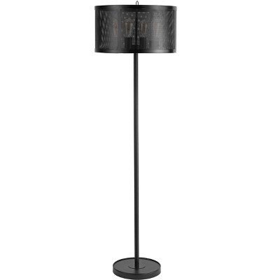 Vela Floor Lamp - Black - Safavieh