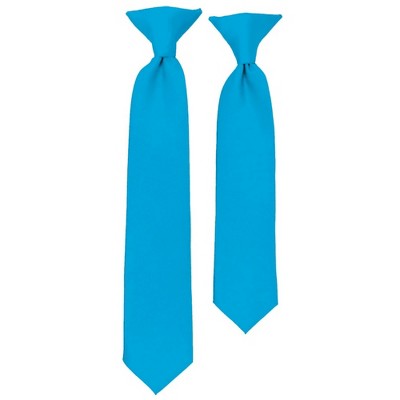 Solid Color Pre-tied Clip On Necktie For Boy