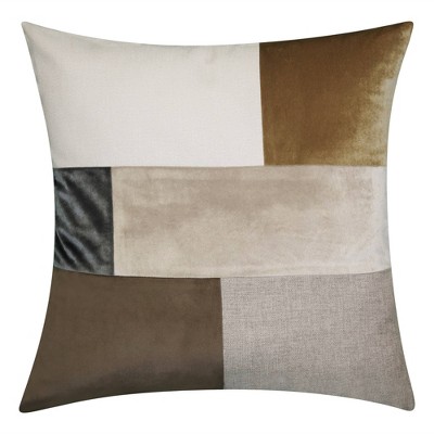 20"x20" Oversize Canaby Color Block Square Throw Pillow - Edie@Home