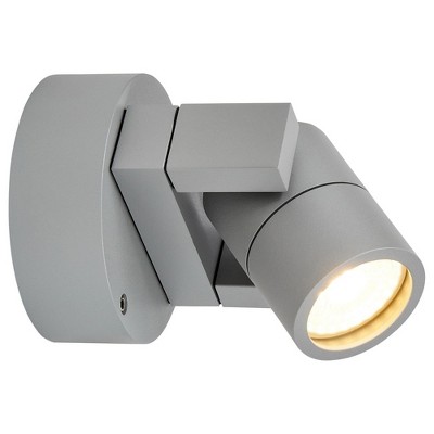 Compact Satin Outdoor LED Cylinder Light