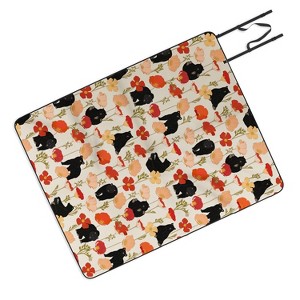 Iveta Abolina California Poppies and Bears Picnic Blanket - Deny Designs - 1 of 3