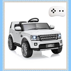 Garvee Kids' 12V Licensed Land Rover Ride-On Car with Remote Control, MP3 Player, LED Lights, Spring Suspension, Ride On Toy for Ages 2–6 - 1 of 4