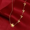 Ross-Simons 14kt Yellow Gold Santa's Sleigh Station Necklace - 3 of 4