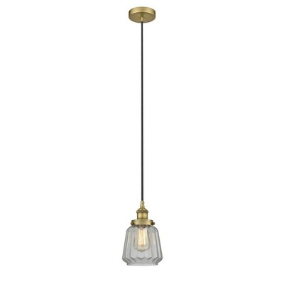 Chatham - 1 Light Mini Pendant In Art Deco Style-11.75 Inches Tall and 7 Inches Wide