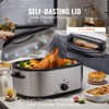 VEVOR Electric Roaster Oven, 26 QT Turkey Roaster Oven with Self-Basting Lid,1450W Roaster Oven with Defrost & Warm Function, Adjustable Temperature - 4 of 4