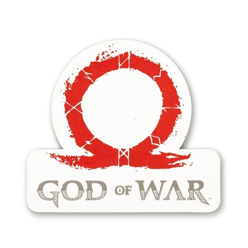 Just Funky God Of War 2018 Omega Logo Car Magnet Kratos And Son Video Game Collectible Target