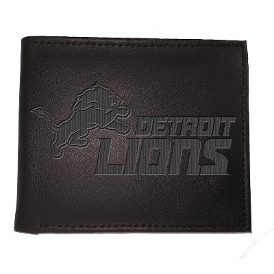Evergreen Detroit Lions Bi Fold Leather Wallet