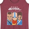 Women's - Avatar: The Last Airbender - Sokka Aang Katara Graphic Racerback Tank - 2 of 4
