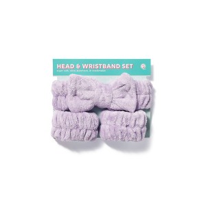 Vivitar Spa Hair Band Set Purple - 1 of 4