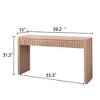 Grungis Console Table with Storage Drawers,Elegant Wood Sideboard with Decorative Beaded Trim for Entryway Living Room - 2 of 4