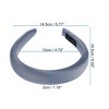 Unique Bargains Women's Fashion Satin Sponge Headband 6.5"x5.71" 1 Pc - 3 of 4