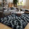 LOVEVOOK Area Rugs for Living Room, Ultra Soft Abstract Rug for Girls Kids Bedroom Nursery, Modern Fluffy Plush Carpet for Room Dorm Home Decor - 2 of 4
