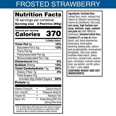 Pop-Tarts Frosted Strawberry Toaster Pastries - 60.9oz/36ct