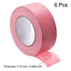Unique Bargains Strong Adhesion No Sticky Residue DIY Crafts Masking Tapes 1" x 21 Yards 6 Pcs - 3 of 4