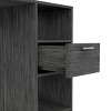INFURNIC Desks Writing Computer Desk with One Drawer Two Shelves and Spacious Work Surface, Grey, 17.04"*43.3"*28.7" - 2 of 4