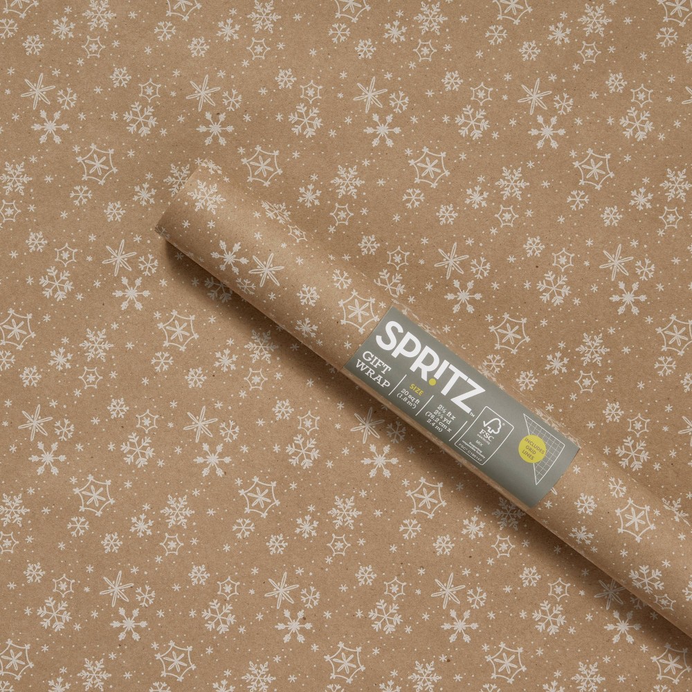 Snowflakes Roll Wrap - Spritz™