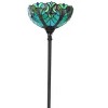 Chloe Lighting Liaison Tiffany-Style 1 Light Victorian Torchiere Floor Lamp 15" Shade - 3 of 3