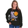 Halloween Trick or Treat Dino Bones Sweatshirt for Men or Women Brisco Brands - 3 of 4