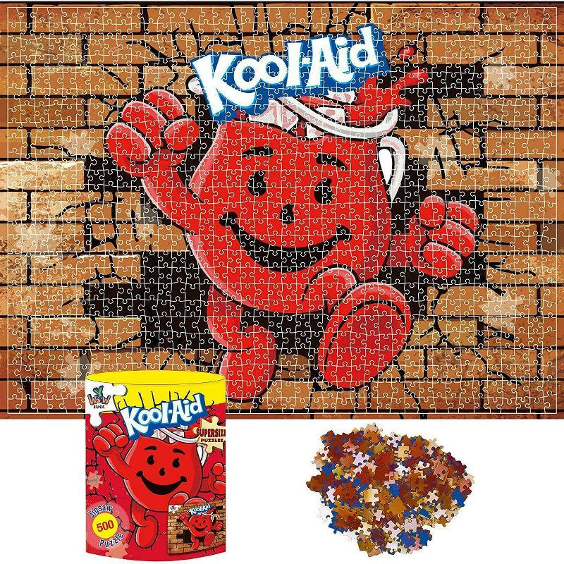 YWOW Games Kool-Aid 500 Piece SuperSized Jigsaw Puzzle, 1 of 4