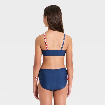 Детские купальники Art Class Girls' Americana Flag Bikini Set - art class™ L — фото 2