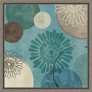 Amanti Art Flora Mood II by Veronique Charron Canvas Wall Art Print Framed 16 x 16-in. - 1 of 4