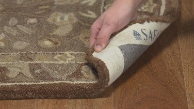 Handmade Silver and Light Brown Wool Tufted Runner Rug
