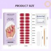 Saviland Women's 22pcs Semi-Cured Gel Nail Strips Kit - Luminous Glow & Long-Lasting with Tools.(Angel Series) - 3 of 4