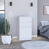 NicBex 2 Drawers Dresser for Bedroom with 1 Shelf and 1 Mirror,Chest of Drawers with Handle Free Design,Storage Dressers for Bedroom - 2 of 4
