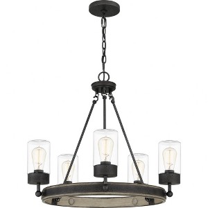 Quoizel Lighting Kelleher 5 - Light Chandelier in  Distressed Iron - 1 of 1