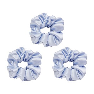 LA Glam Co. Hollywood Halo 100% Silk Scrunchies - 3-Pack - 1 of 4