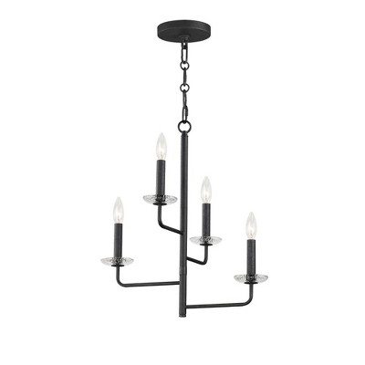 Maxim Lighting Madeira 4 - Light Chandelier in  Anthracite