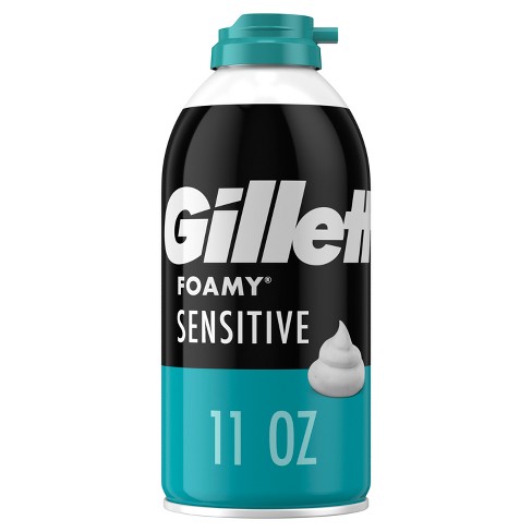 Gillette Foamy Men's Sensitive Shave Foam - 11oz - image 1 of 4