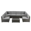 Sonkuki 7-Piece Patio Conversation Sofa Set - 2 of 4