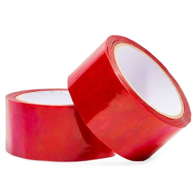 Stockroom Plus 2 Pack Tamper Evident Tape, Red Security Void Seals (1.9 Inches x 55 Yards)