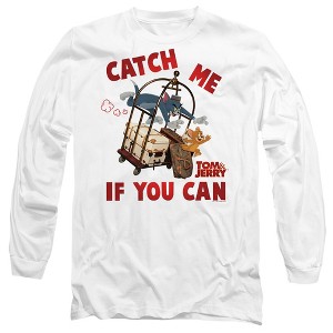 Men’s Tom And Jerry Movie Catch Me If You Can Long Sleeve T-Shirt - 1 of 4